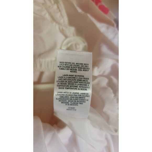 3M Carters Baby Floral Sleeveless Dress W/ Bloomers Polyester Pink/White 2-Piece - Picture 7 of 7